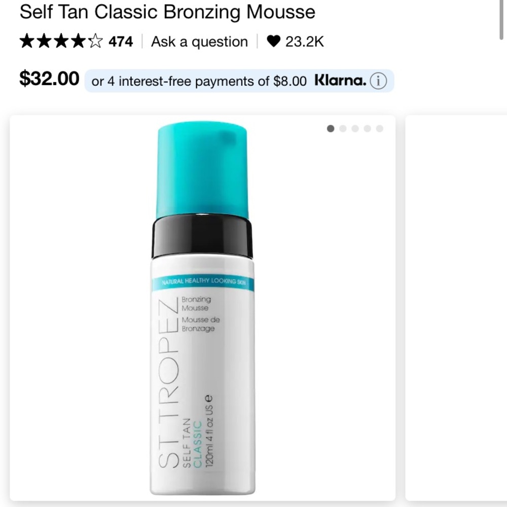 St Tropez Bronzing Mousse